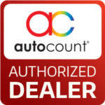 AutoCount authorized dealer logo.