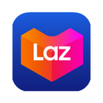 Logo of Lazada app/website.